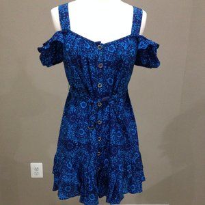 New Nanette Lepore silk dress with removable belt